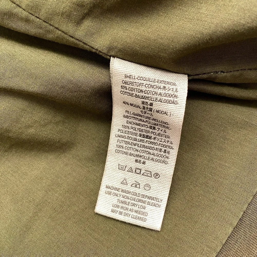 Free People military green Tawny Pillow Jacket M